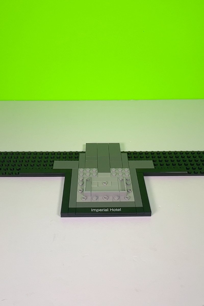 Base of the Imperial Hotel LEGO build