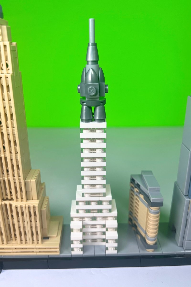A LEGO replica of the Chrysler Building