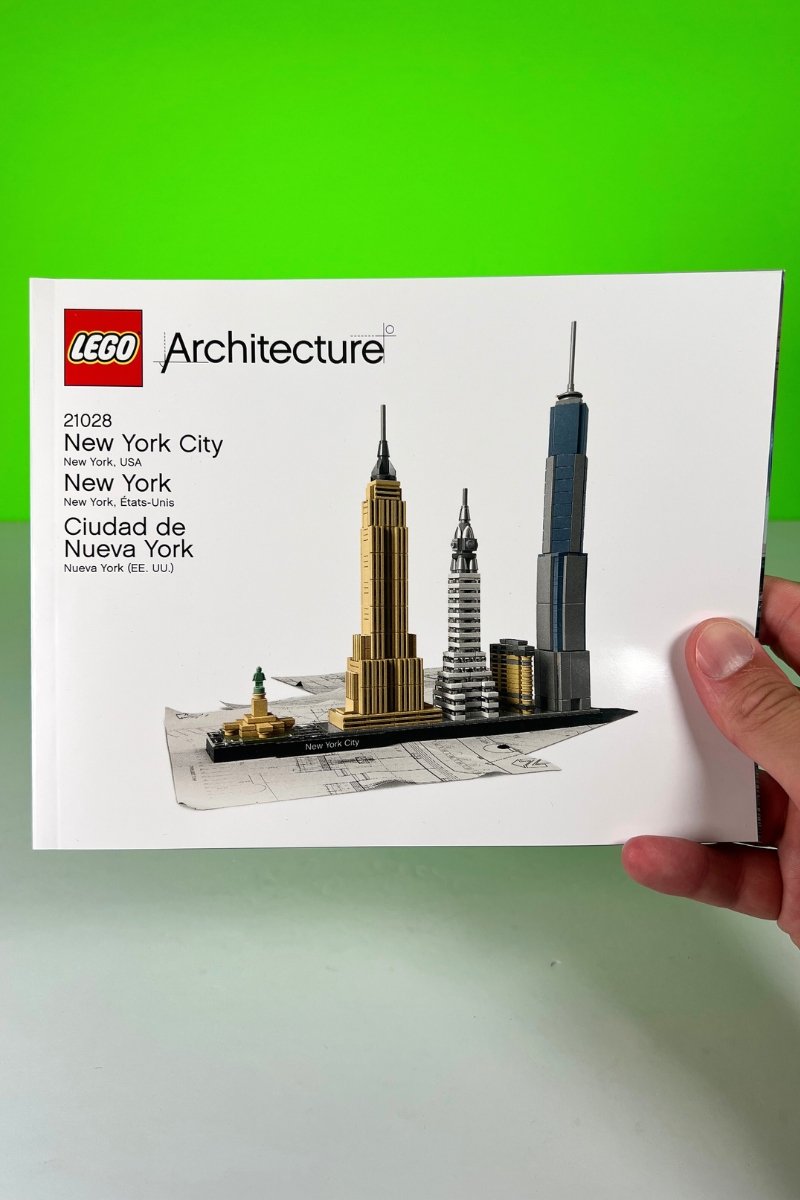 Instruction booklet for NYC Skyline build