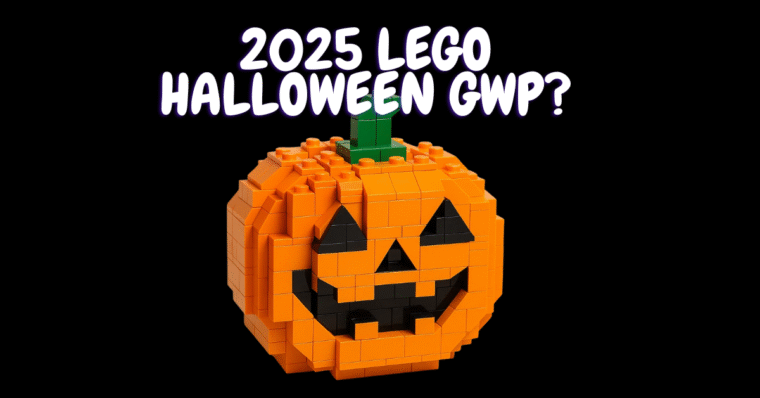 Pumpkin made out of LEGO bricks