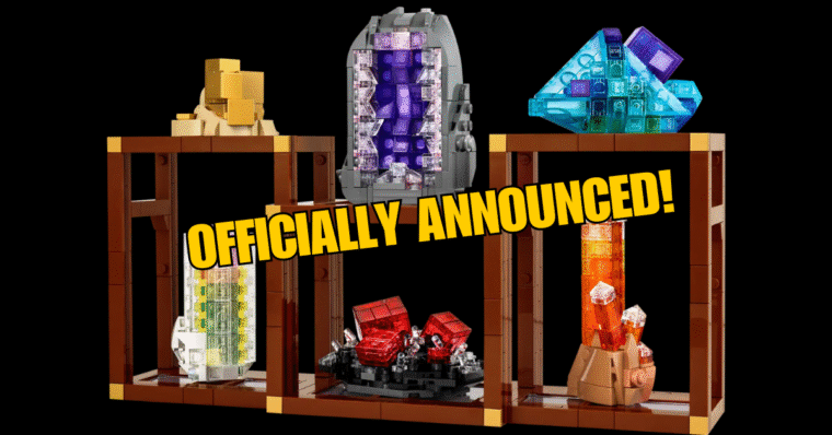 LEGO mineral crystal set